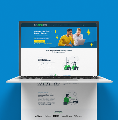The Energy Shop UX and SEO case study